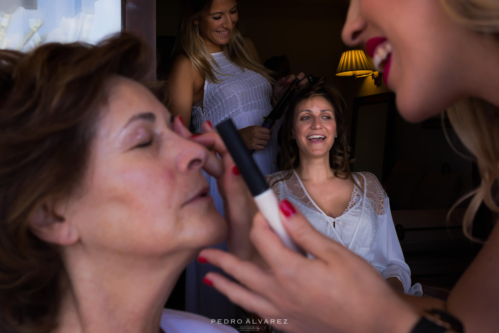 Preparativos de boda en Hotel Santa Catalina