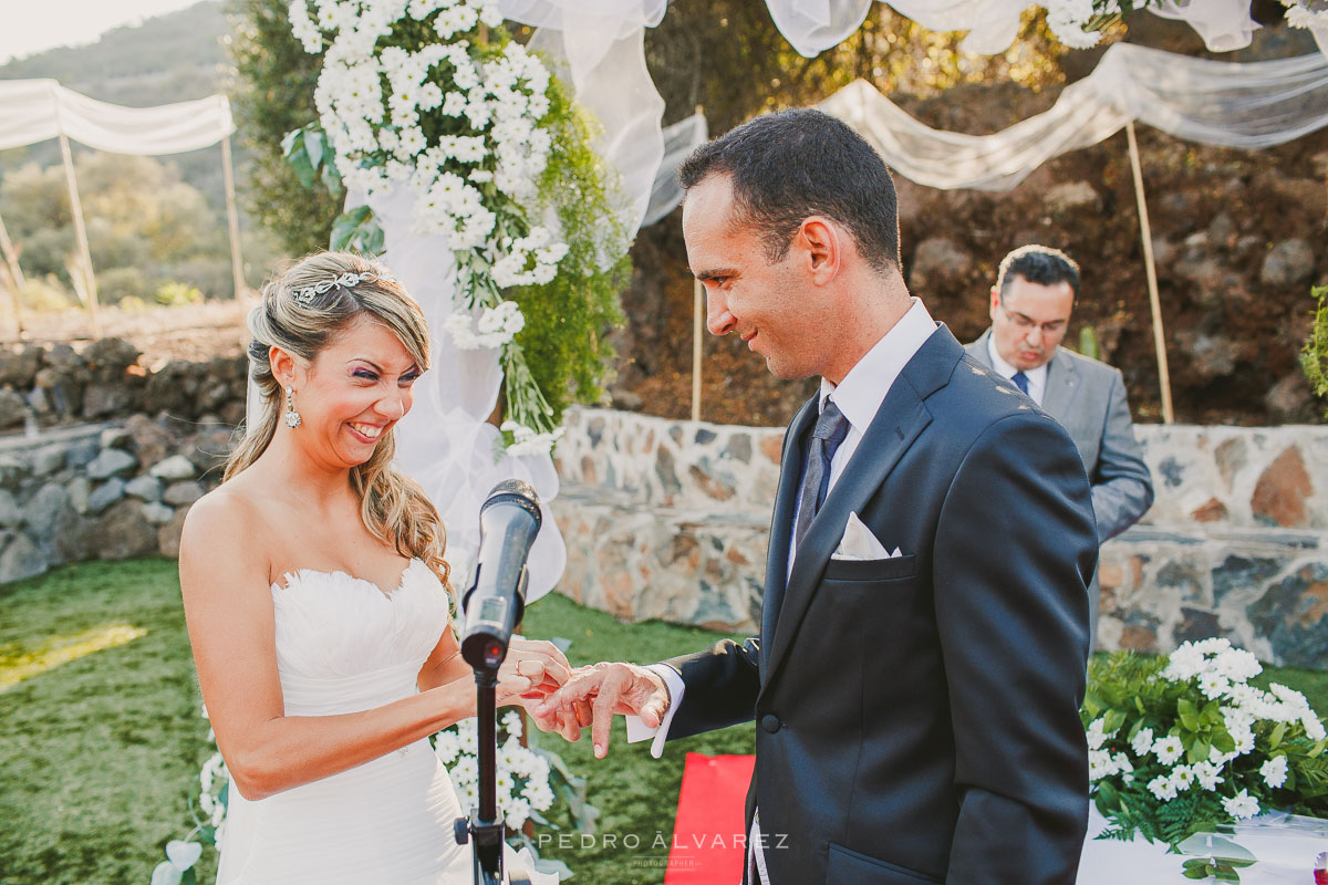 Ceremonia de Boda Hotel Rural Maipez de La Calzada en Gran Canaria