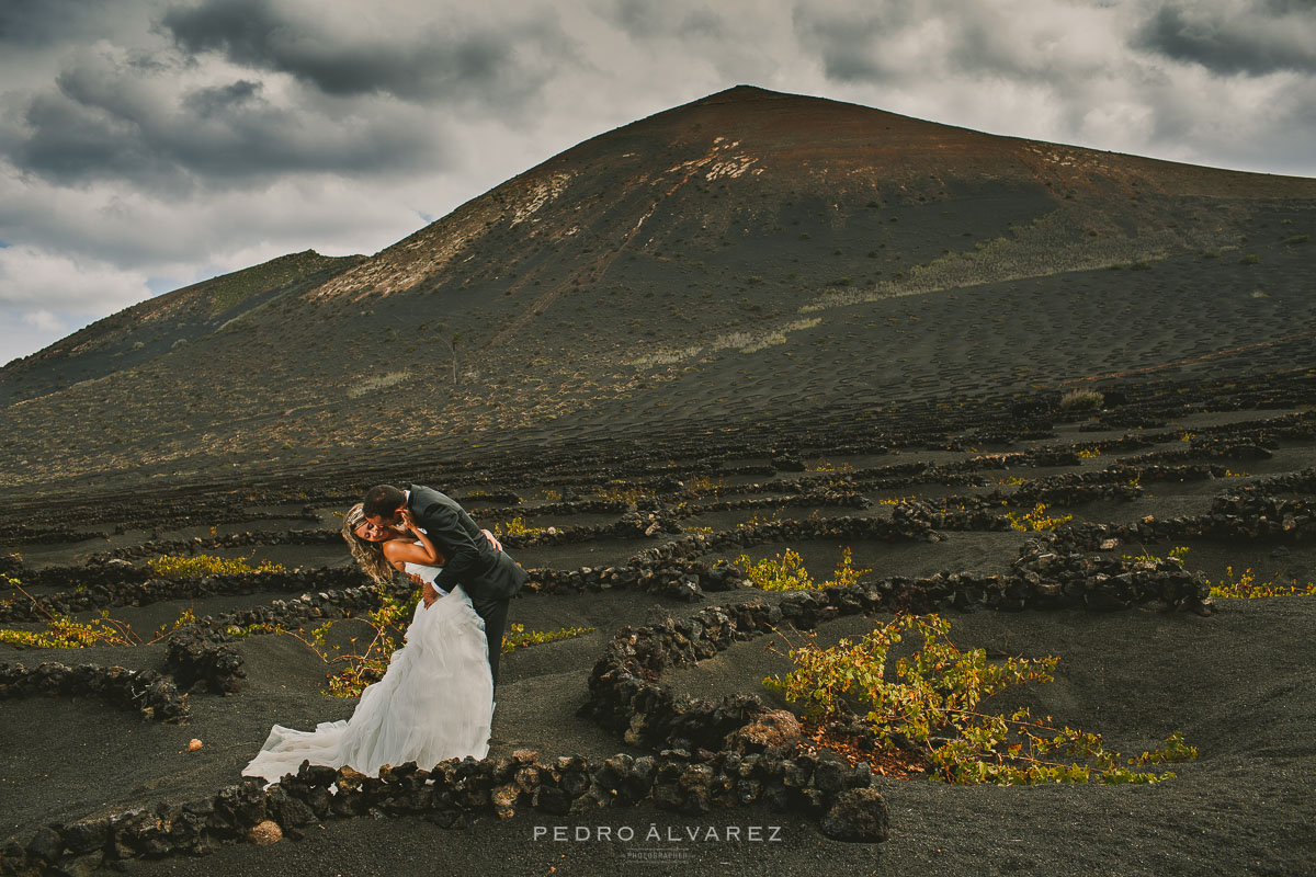 Fotógrafos de boda en Lanzarote La Geria