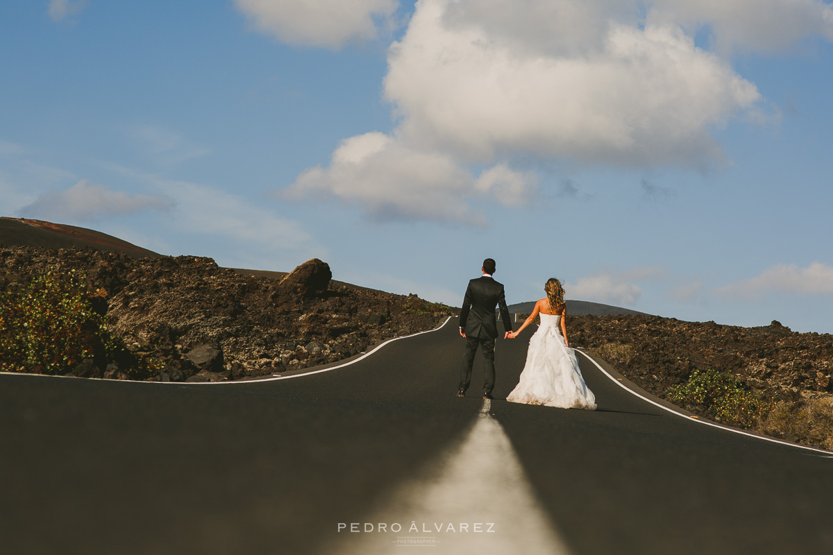 Fotógrafos de boda en Lanzarote Timanfaya