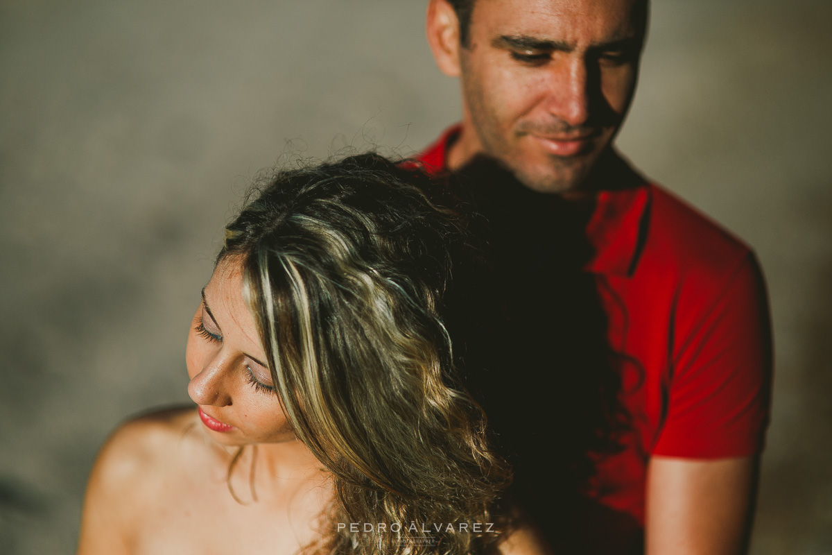 Fotos de pareja en la montaña en Gran Canaria