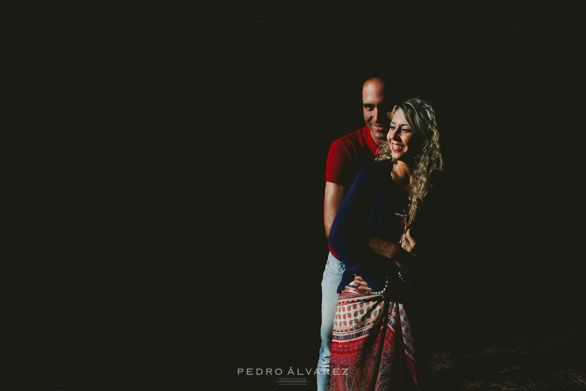 Fotos de pareja en la montaña en Gran Canaria