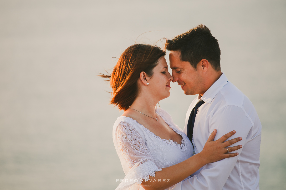 Sesión de post boda en Lanzarote fotografía de post boda