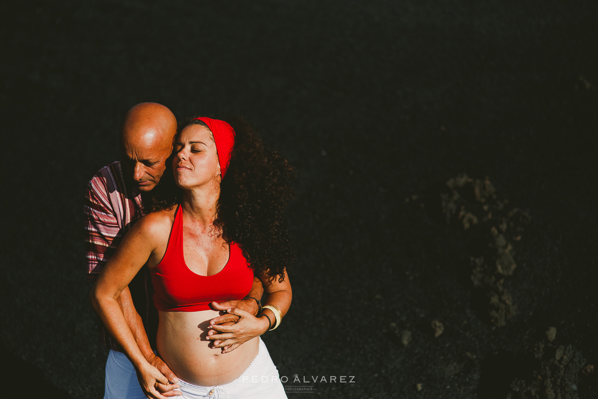 Sesión de maternidad y embarazo en La Palma Canarias