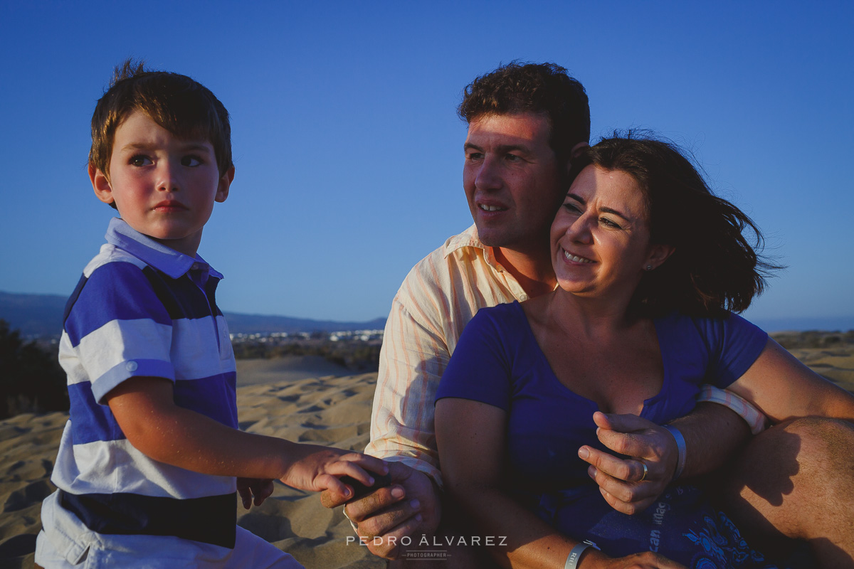 Sesiones de fotos de familia divertidas en Canarias
