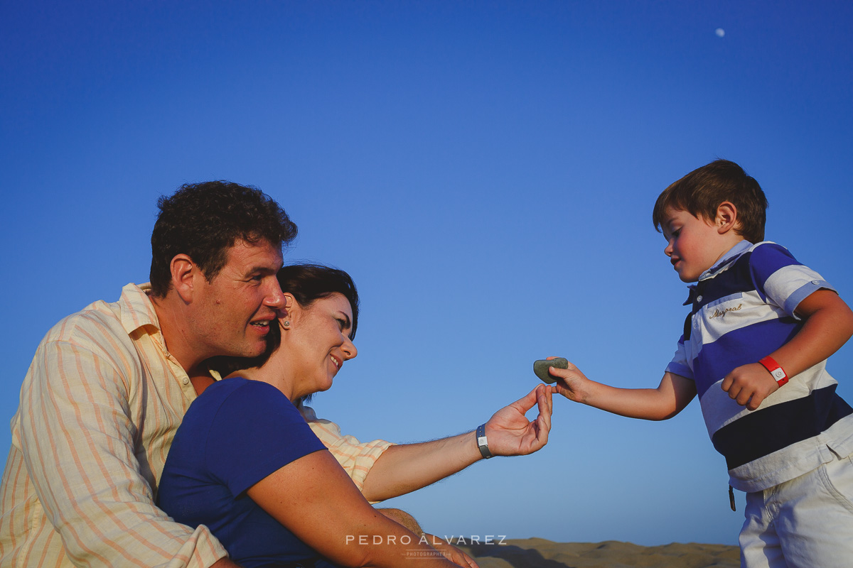 Dunas de Maspalomas imágenes de familias