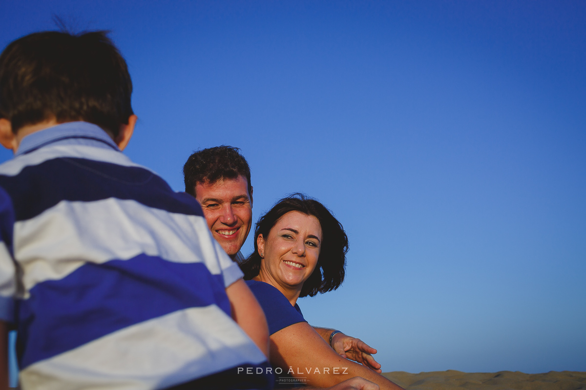 Dunas de Maspalomas imágenes de familias