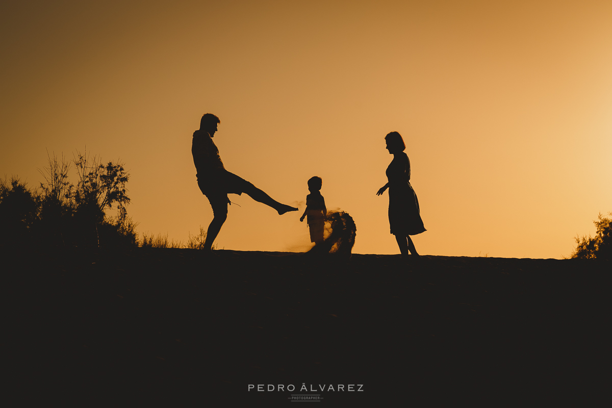 Sesiones de fotos de familia divertidas en Canarias