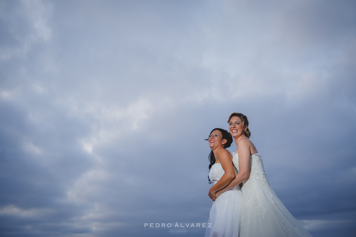 Fotos de boda en el embarcadero de Las Palmas de Gran Canaria