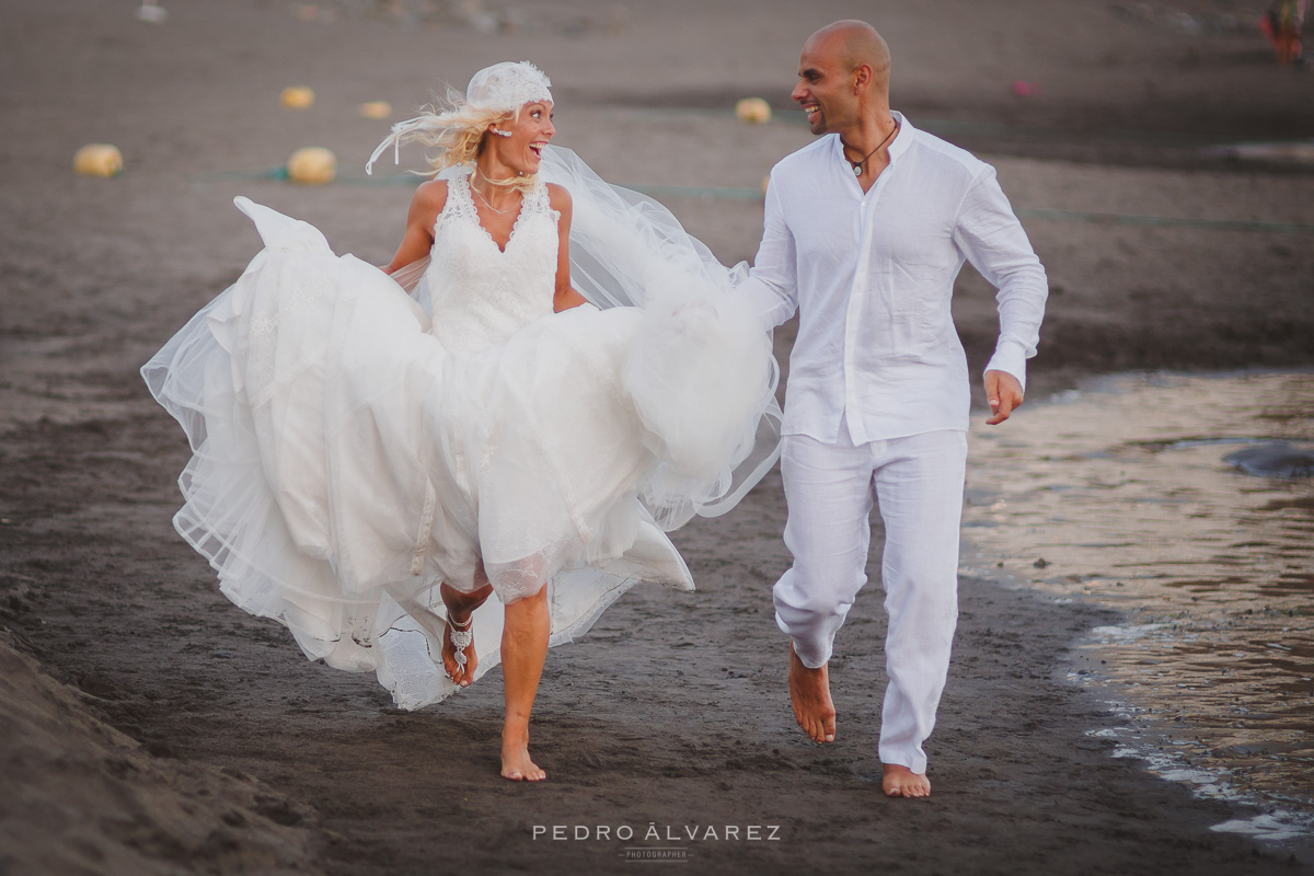 Fotógrafos de boda en el Hotel Paradise Valle Taurito Canarias 