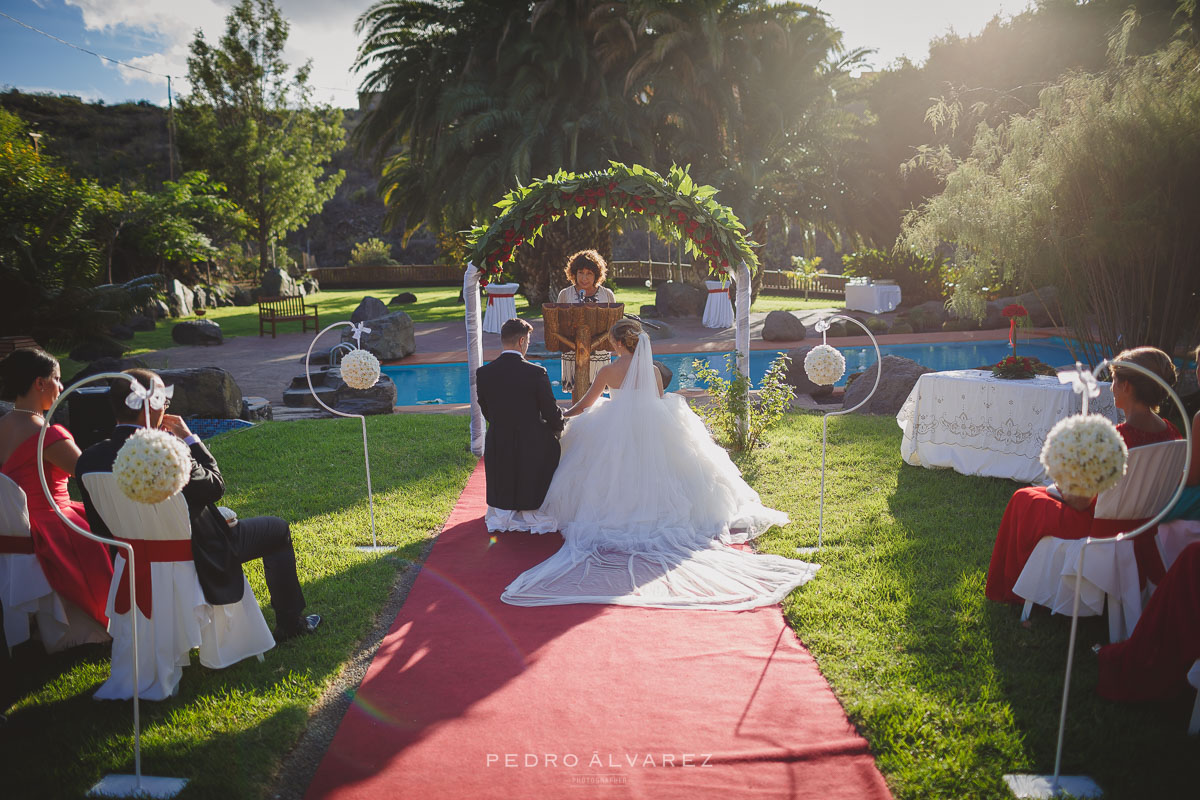 Reportaje de fotografía de boda Hacienda Anzo Gran Canaria