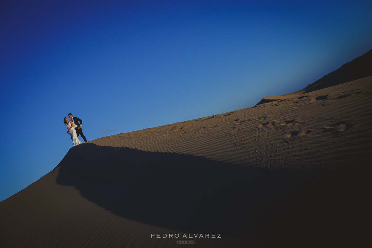 Fotos de bodas en Las Dunas de Maspalomas