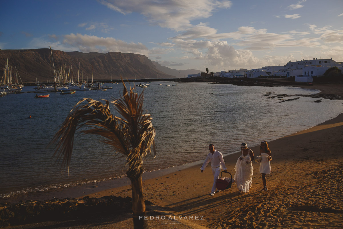 Fotos de boda en La Graciosa 