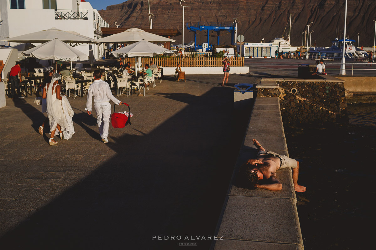 Reportaje de boda en La Graciosa 