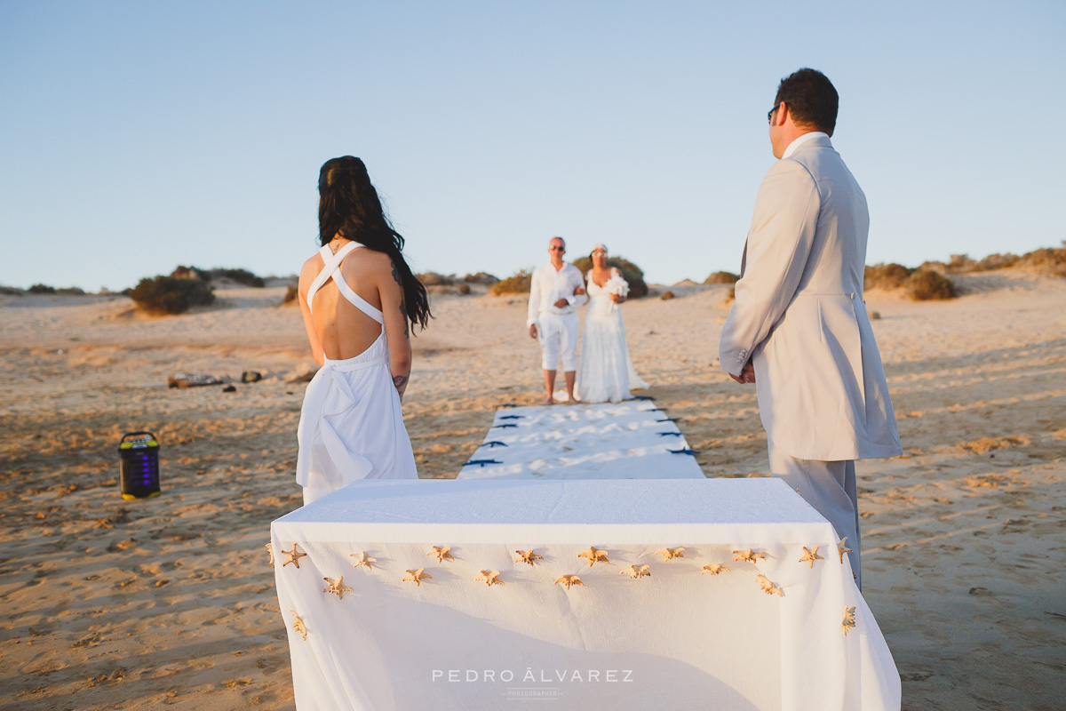 Fotógrafos de boda en La Graciosa Canarias