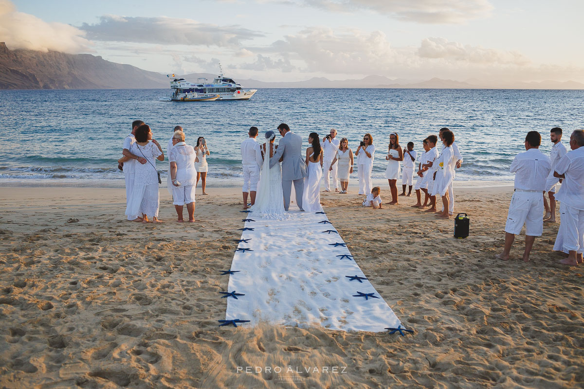 Fotógrafos de boda en La Graciosa Canarias