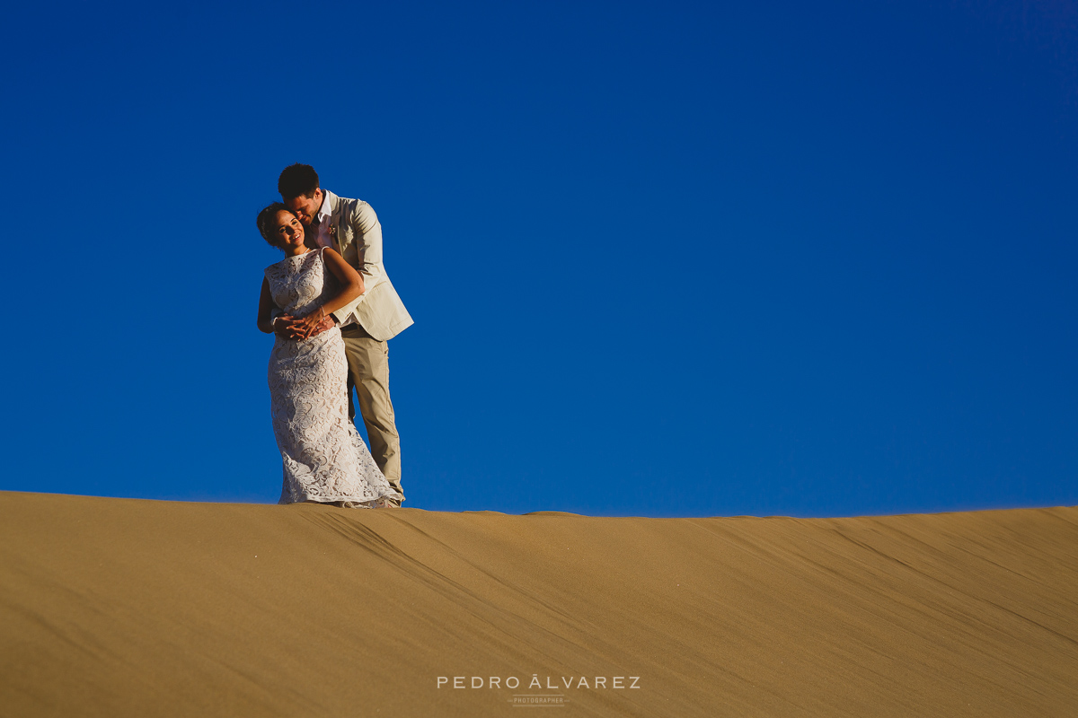 Reportaje de boda en Gran Canaria Dunas de Maspalomas