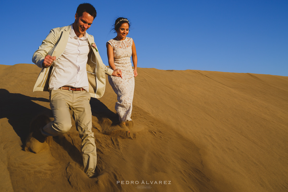 Reportaje de boda en Gran Canaria Dunas de Maspalomas