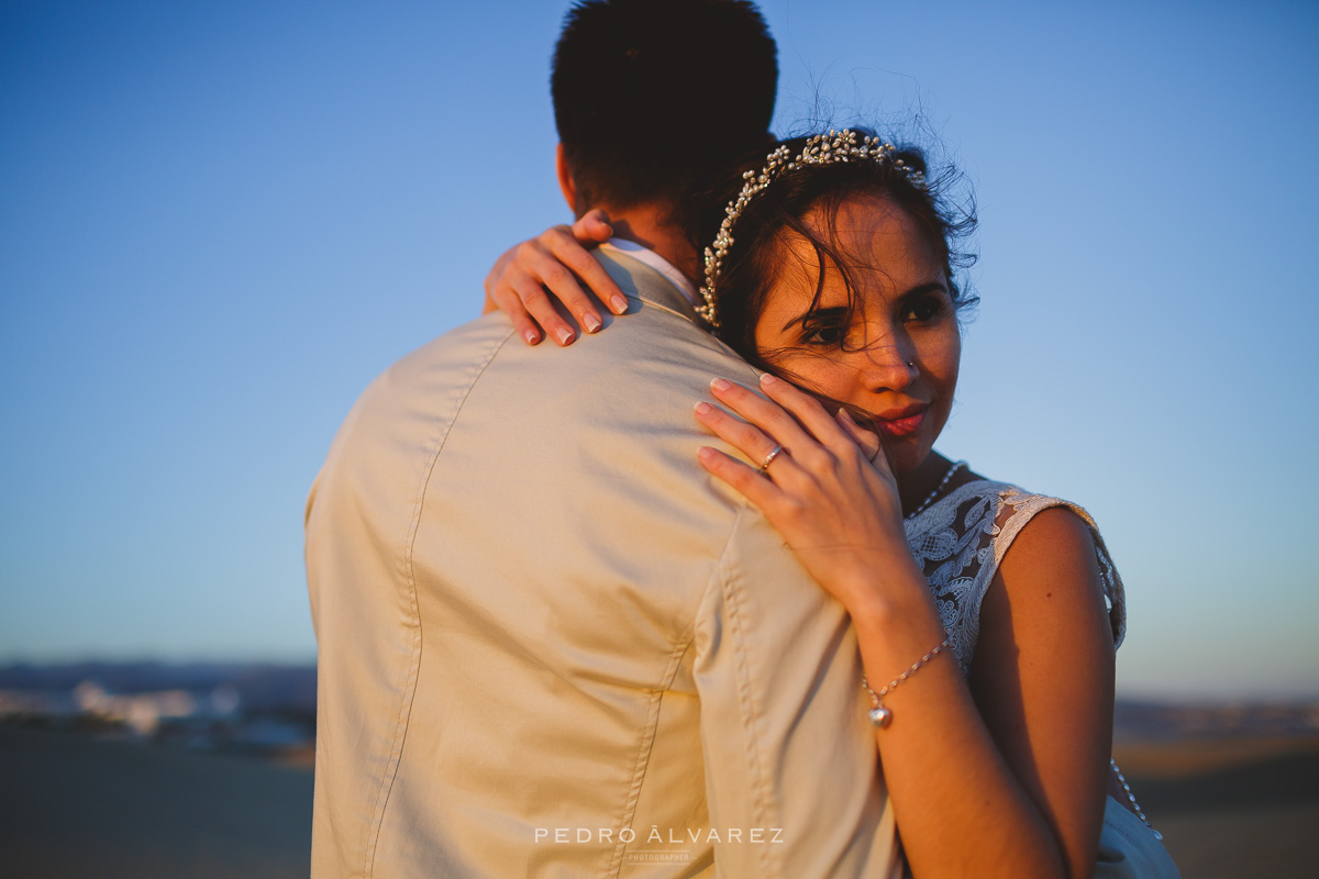 Reportaje de boda en Gran Canaria Dunas de Maspalomas