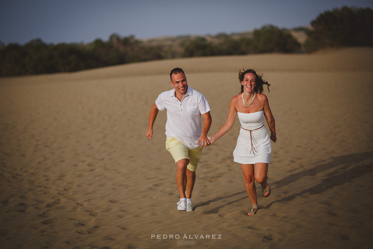 Sesión de pareja playa Dunas de Maspalomas