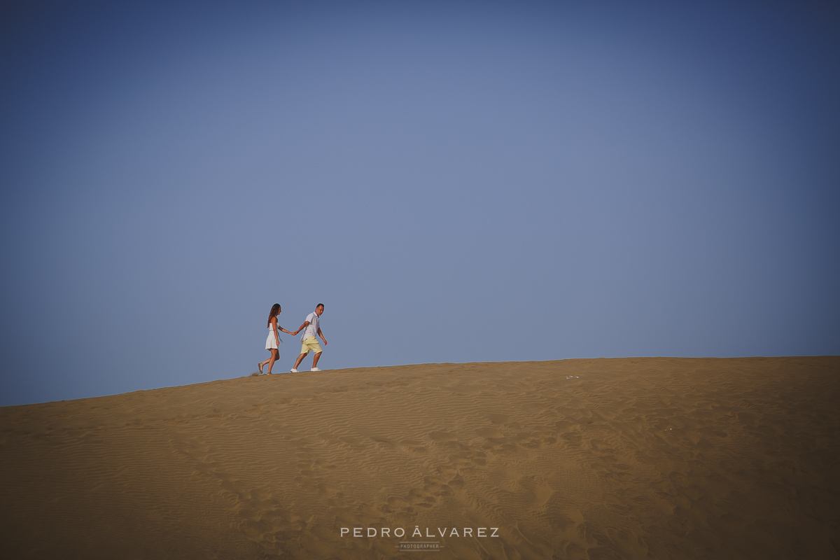 Sesión de pareja playa Dunas de Maspalomas