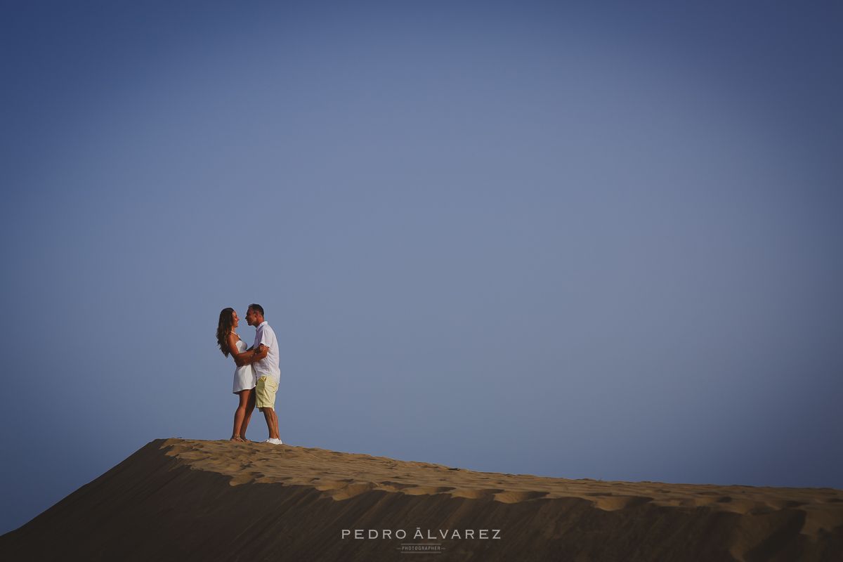 Sesión de pareja playa Dunas de Maspalomas