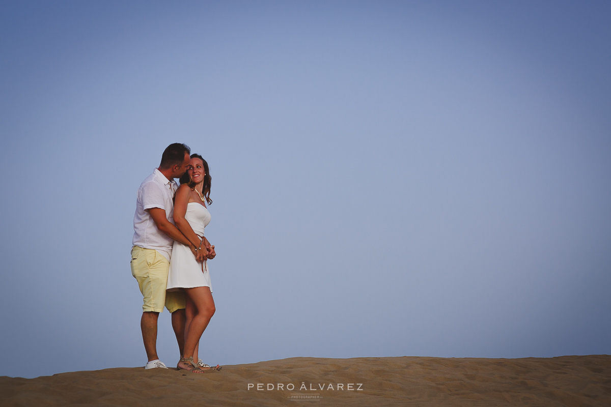 Sesión de pareja playa Dunas de Maspalomas