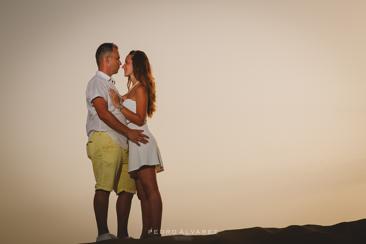 Sesión de pareja playa Dunas de Maspalomas