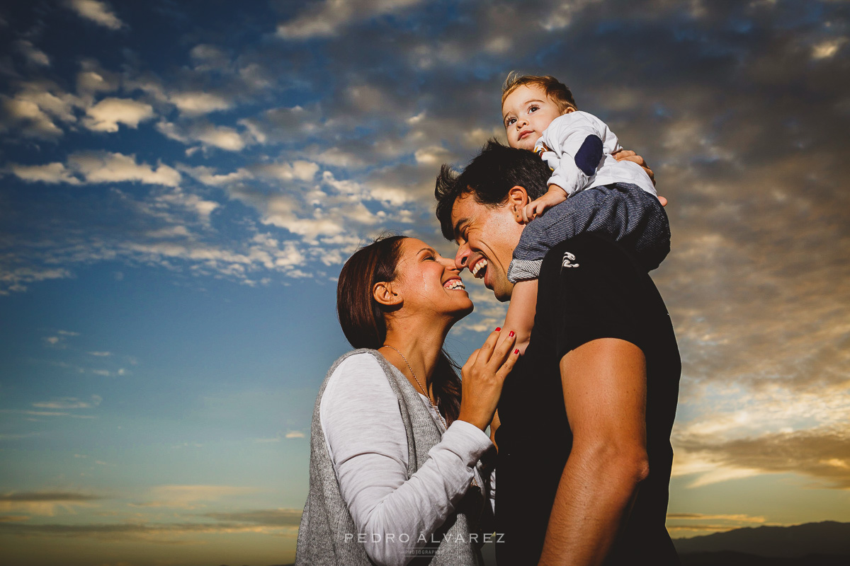 Fotos de familia en Las Palmas de Gran Canaria fotógrafos familia