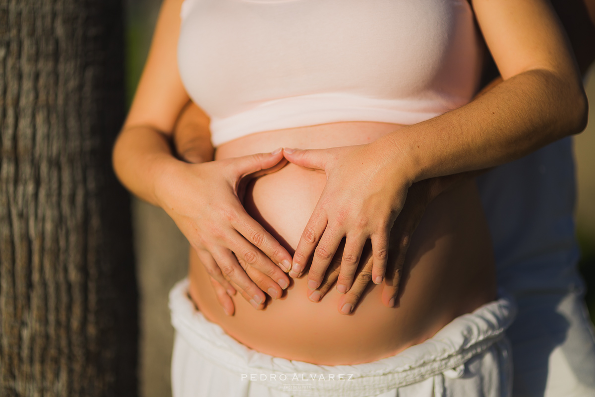 Fotos de embarazo maternidad en Las Palmas de Gran Canaria