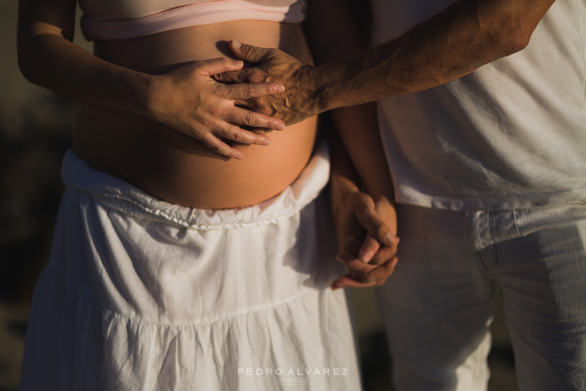 Fotos de embarazo maternidad en Las Palmas de Gran Canaria