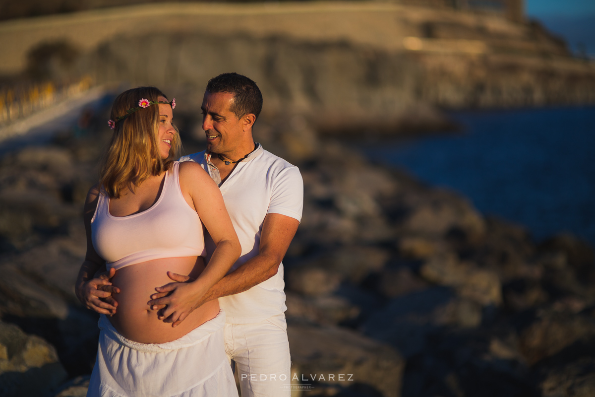 Sesión de embarazo maternidad en Las Palmas de Gran Canaria