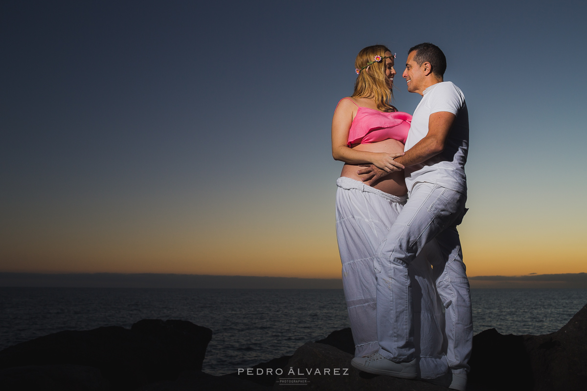 Sesión de embarazo maternidad en Las Palmas de Gran Canaria