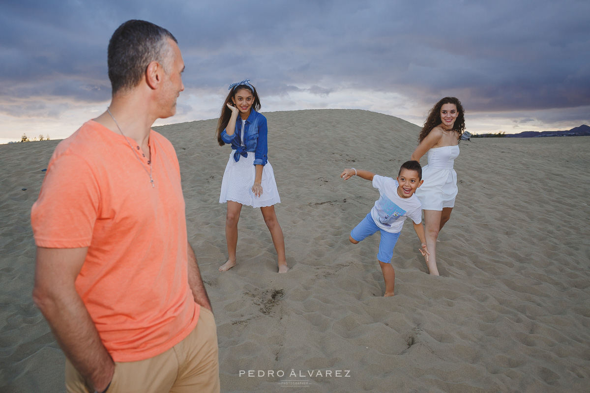 Fotos familia en Gran Canaria