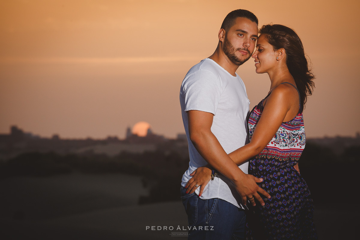 Sesión de fotos de pareja en las Dunas de Maspalomas