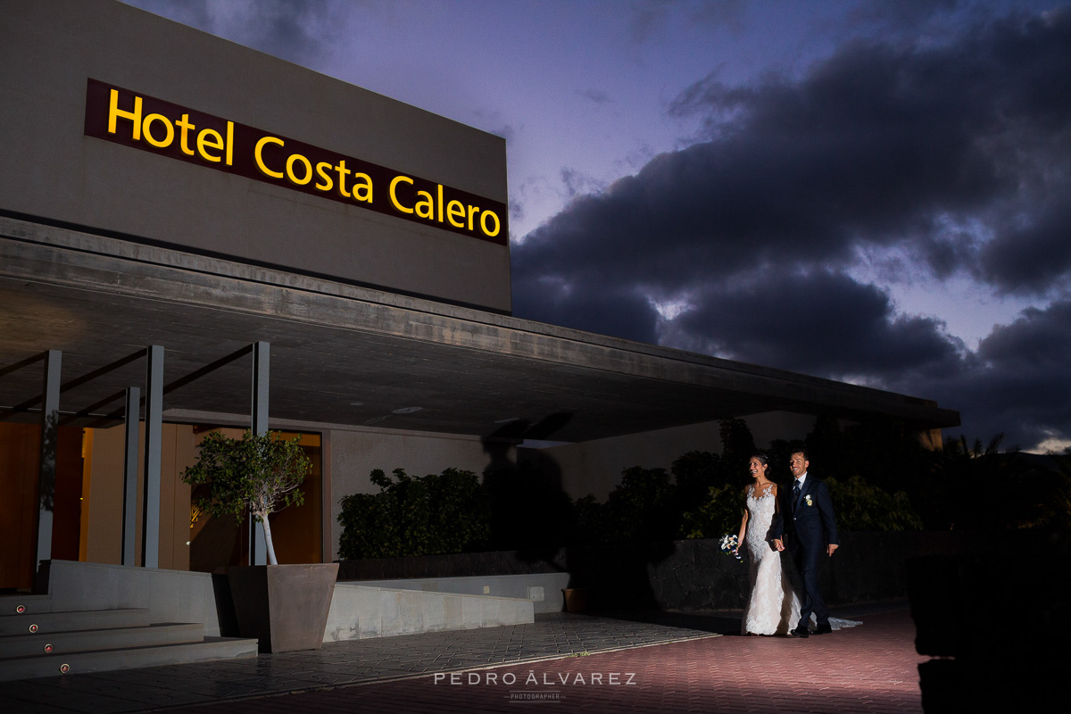 Reportaje de fotos de boda en Lanzarote Hotel Costa Calero