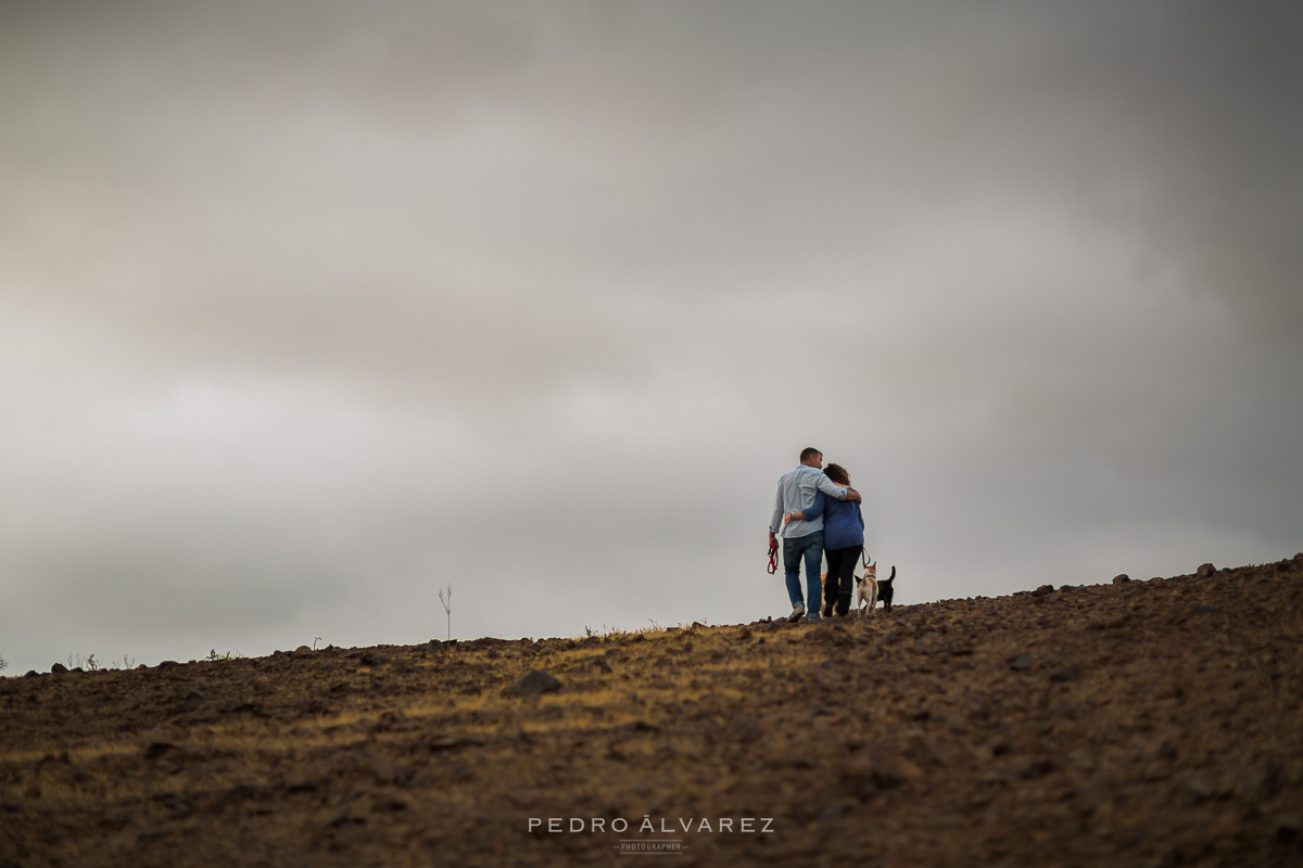 Fotos de pareja y mascotas en Las Palmas de Gran Canaria