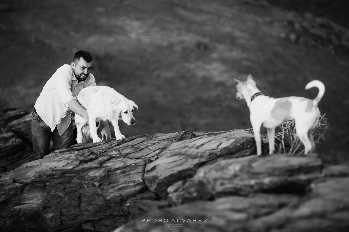 Fotos de pareja y mascotas en Las Palmas de Gran Canaria