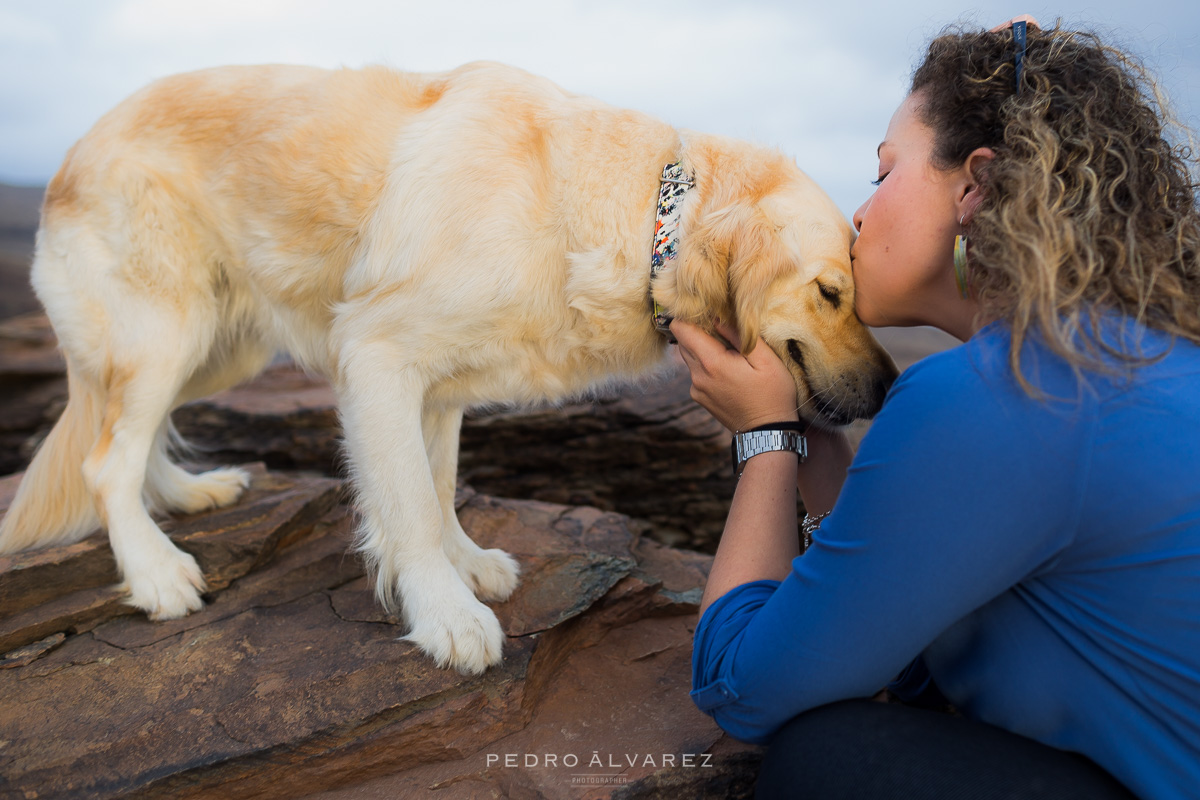 Fotos de pareja y mascotas en Las Palmas de Gran Canaria