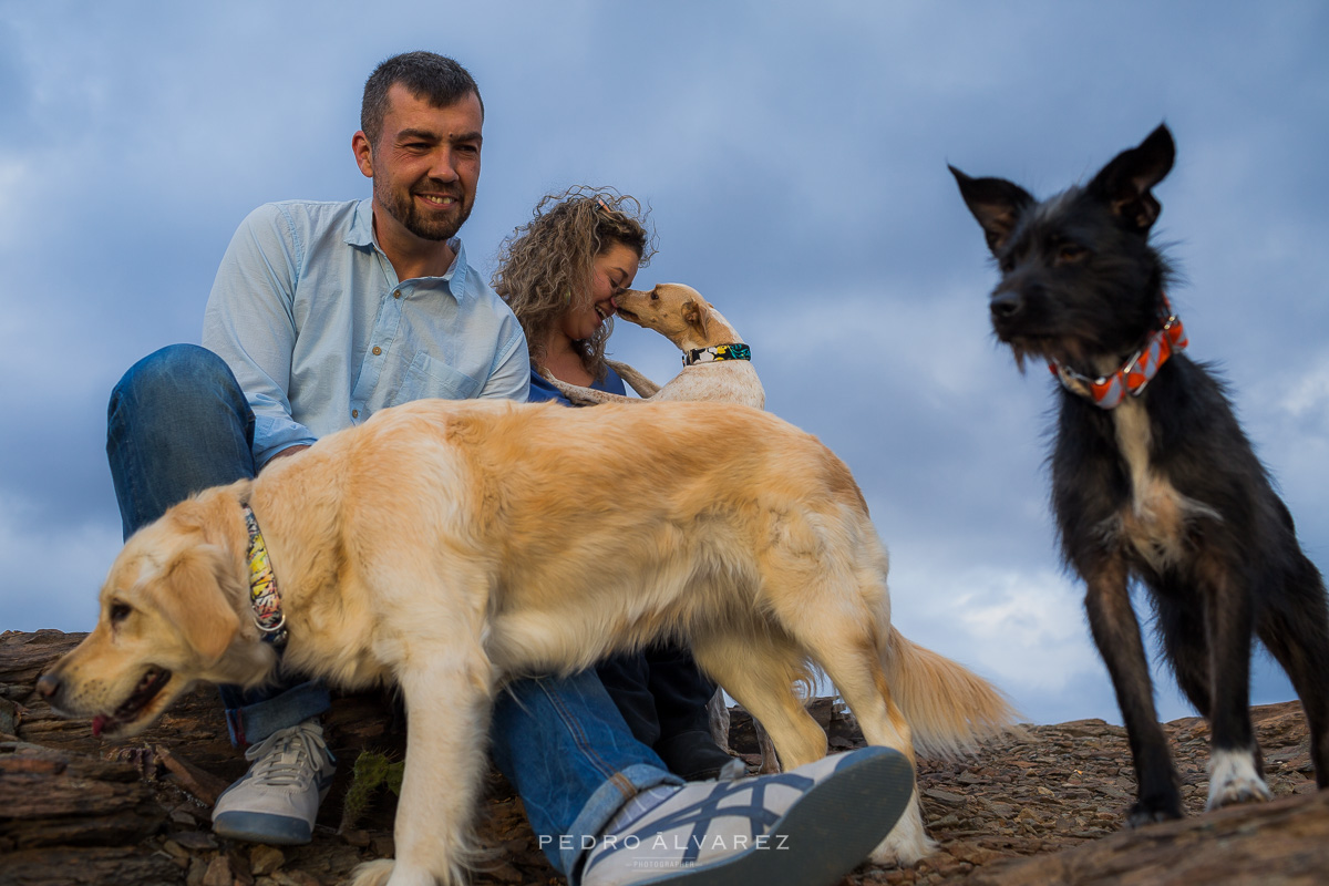 Fotos de pareja y mascotas en Las Palmas de Gran Canaria