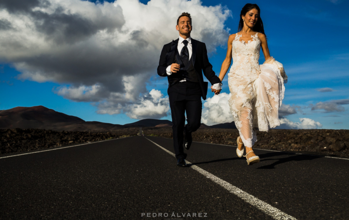 Fotos de boda en Lanzarote, post boda en Lanzarote Canarias