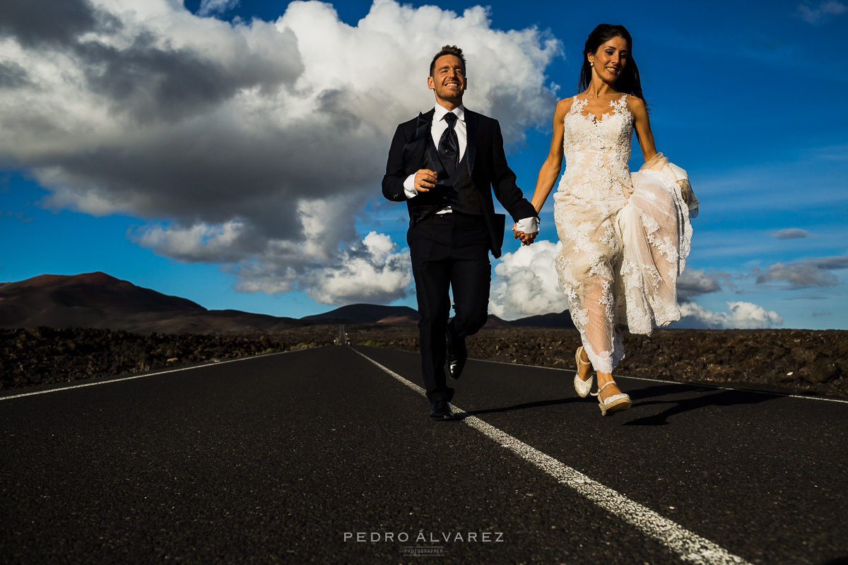 Fotos de boda en Lanzarote, post boda en Lanzarote Canarias