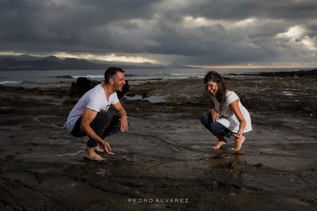 Fotos de boda en Las Palmas de Gran Canaria pre boda Confital