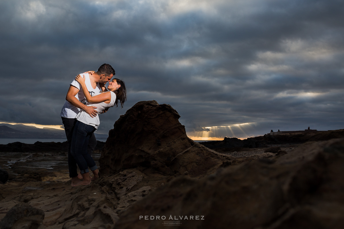 Fotos de boda en Las Palmas de Gran Canaria pre boda Confital