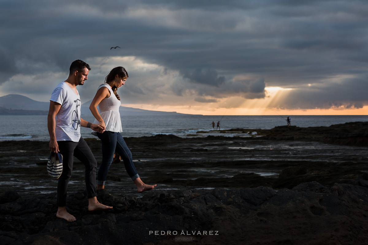 Fotos de boda en Las Palmas de Gran Canaria pre boda Confital