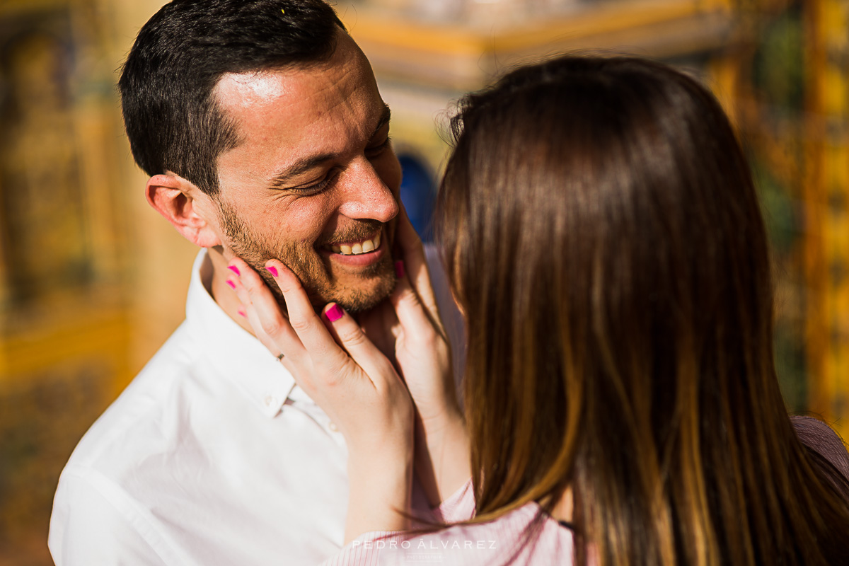 Fotógrafos de boda en Sevilla plaza de España