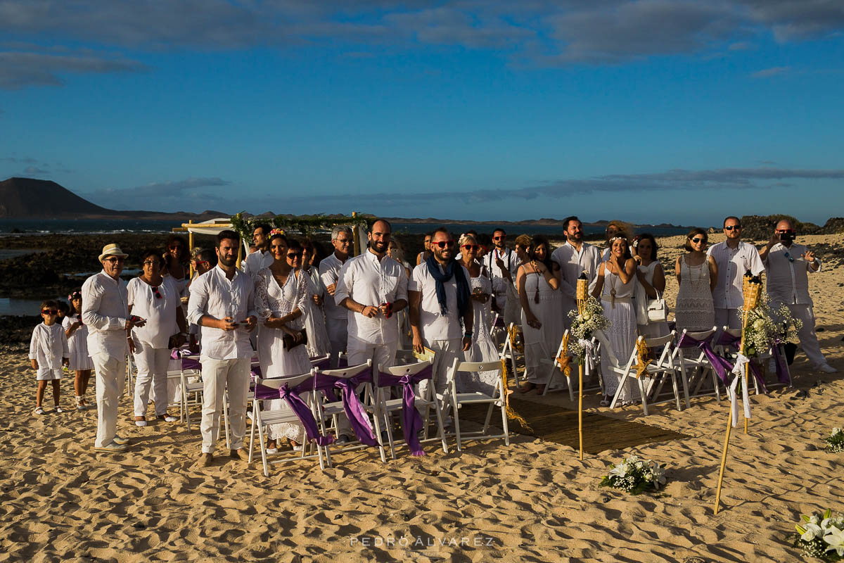 Reportaje de Boda ibicenca en Fuerteventura