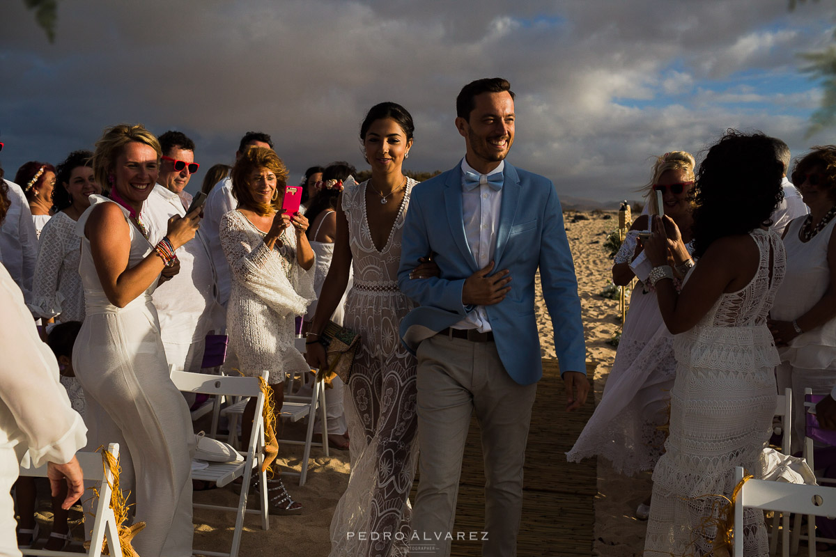 Fotógrafos de bodas ibicencas en Fuerteventura