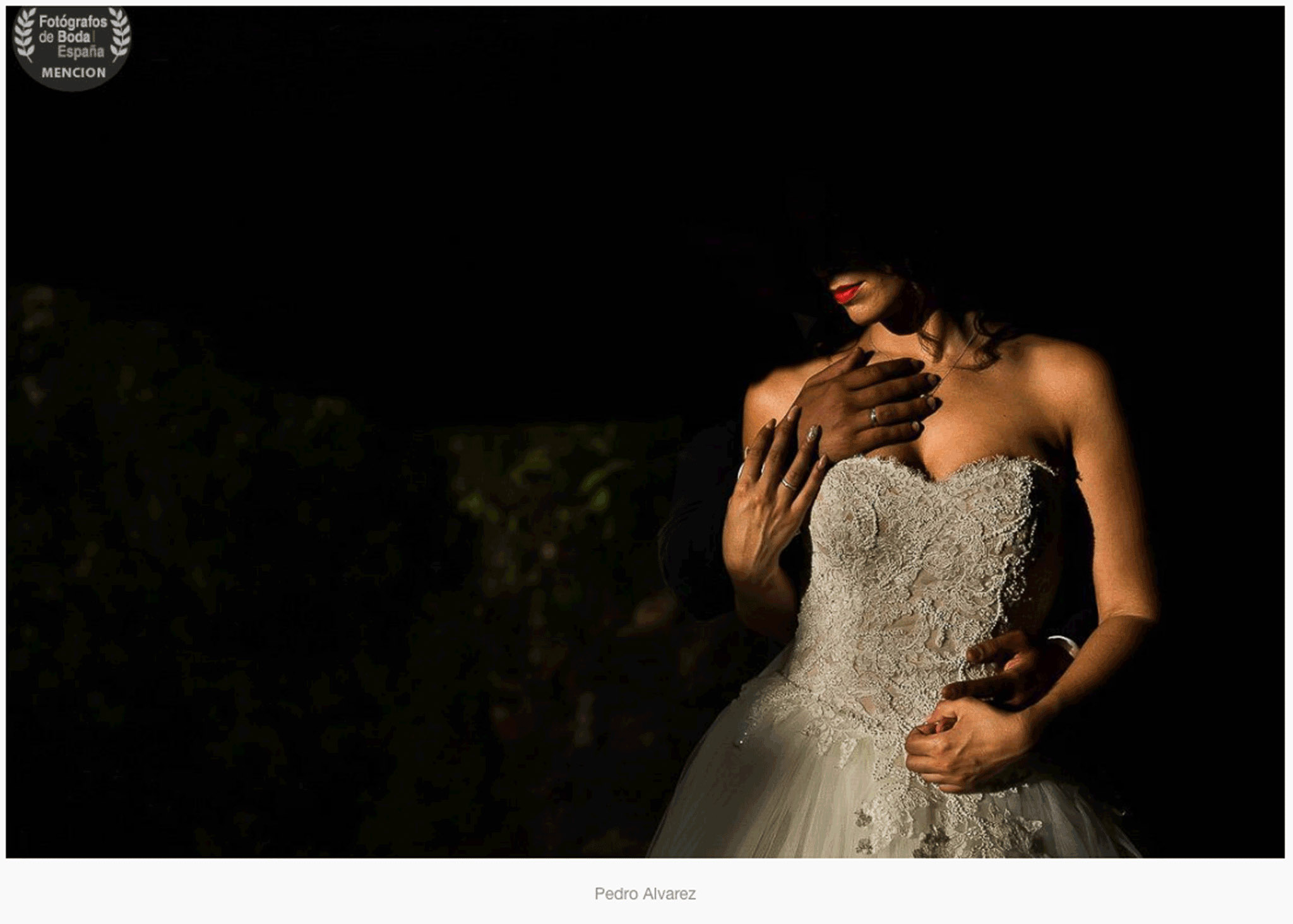 Fotografías de boda premiadas a Pedro Álvarez