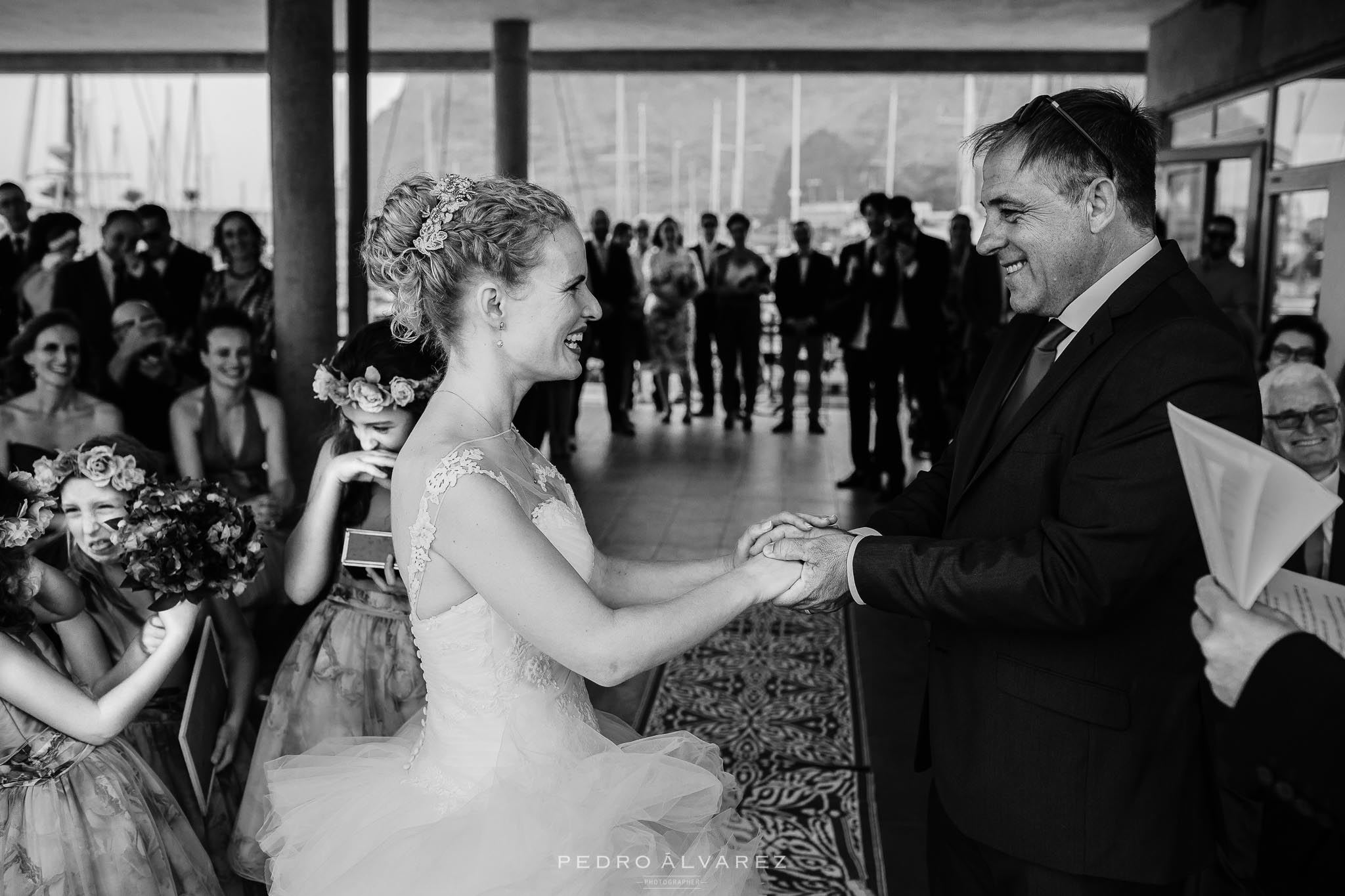 Fotógrafos de boda en La Palma, Tenerife, Canarias